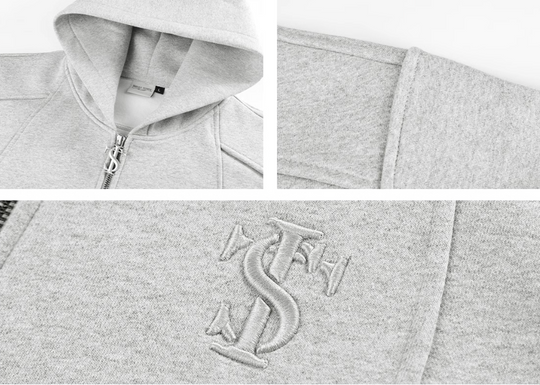 Small Town Kid 3D Logo Function Zip-Up Hoodie | Face 3 Face