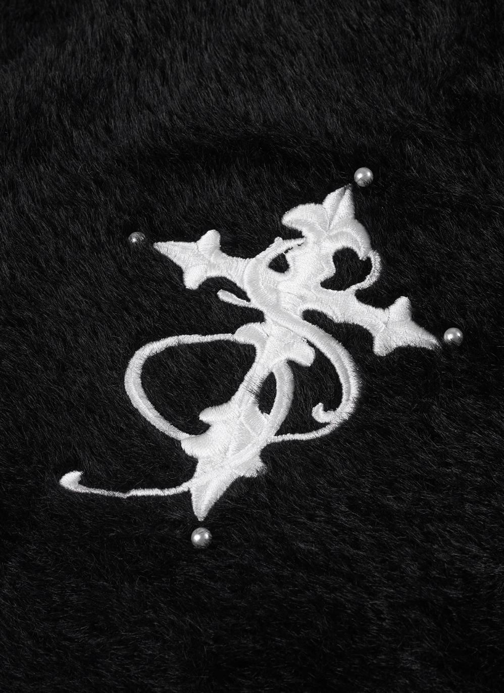 Small Town Kid Imitation Mink Pearl Button Knit Cardigan | Face 3 Face