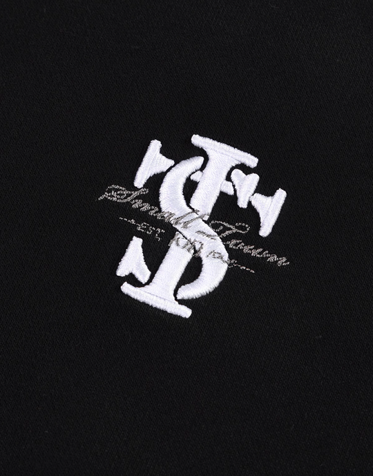 Small Town Kid Basic Embroidered Logo Sleeveless Hoodie | Face 3 Face