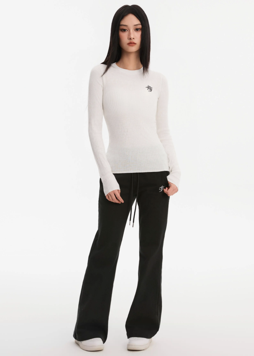 Small Town Kid Basic Slim Fit Thermal Knit Sweater | Face 3 Face