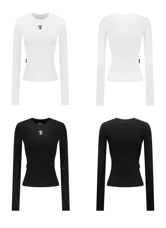 Small Town Kid Basic Slim Fit Stretch Long Sleeve Tee | Face 3 Face