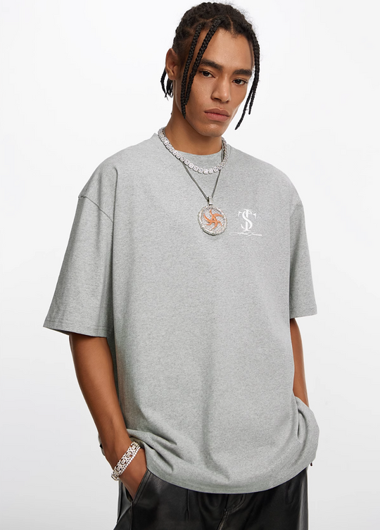 Small Town Kid Classic Logo Embroidered Small Label Tee | Face 3 Face