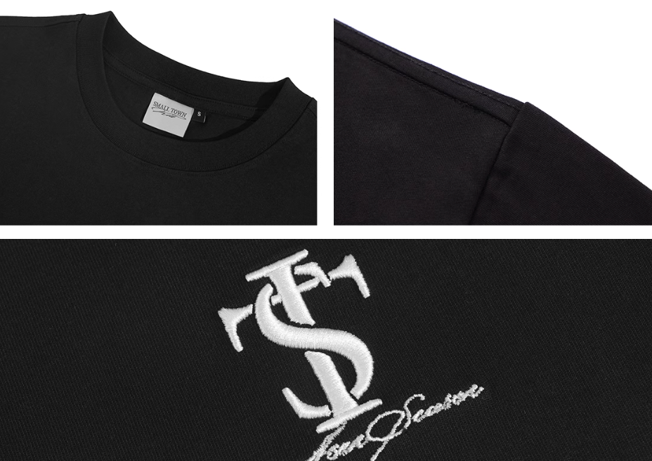 Small Town Kid Classic Logo Embroidered Small Label Tee | Face 3 Face