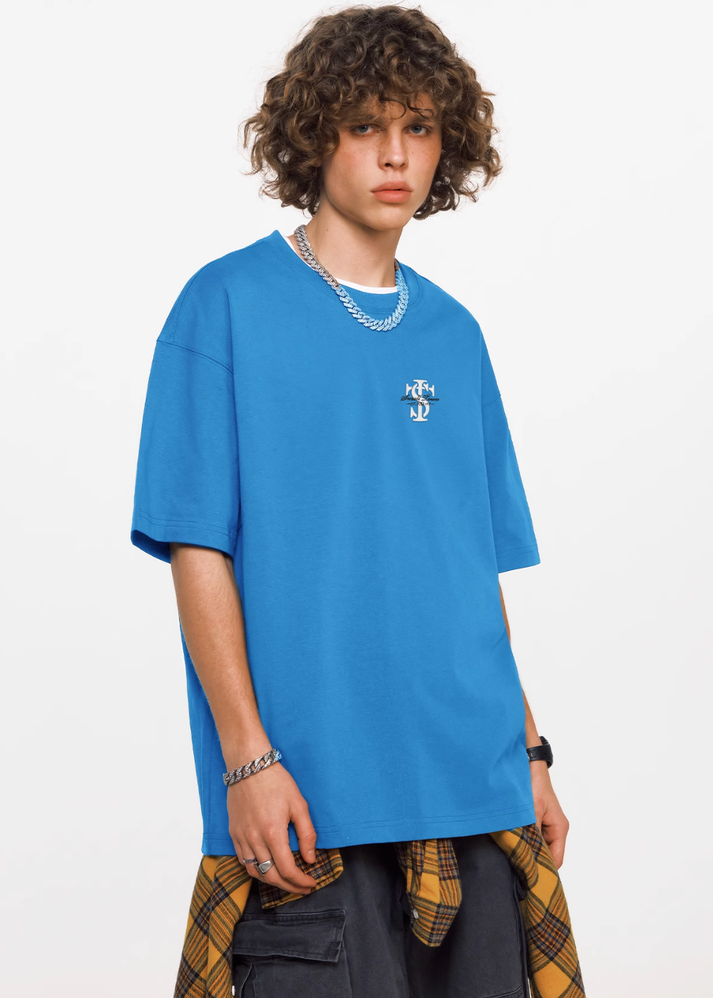 Small Town Kid 3D Embroidered Logo Letter Tee | Face 3 Face