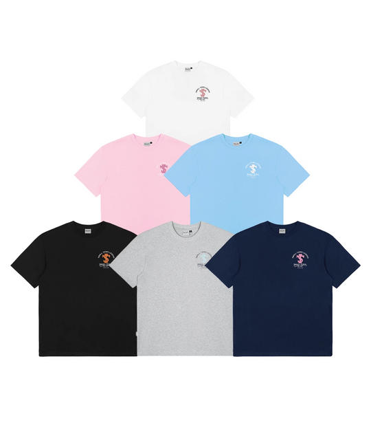 Small Town Kid Embroidered Logo Leather Label Tee | Face 3 Face