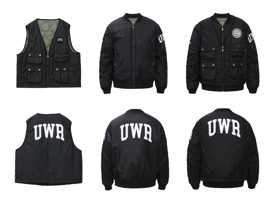 UNTILWERICH 3-in-1 MA-1 Bomber Jacket Vest Set | Face 3 Face