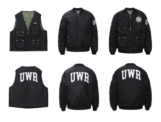 UNTILWERICH 3-in-1 MA-1 Bomber Jacket Vest Set | Face 3 Face