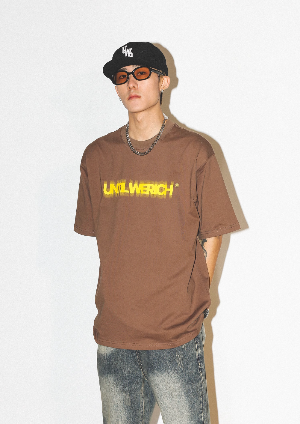 UNTILWERICH Ghost Logo Printed Tee | Face 3 Face