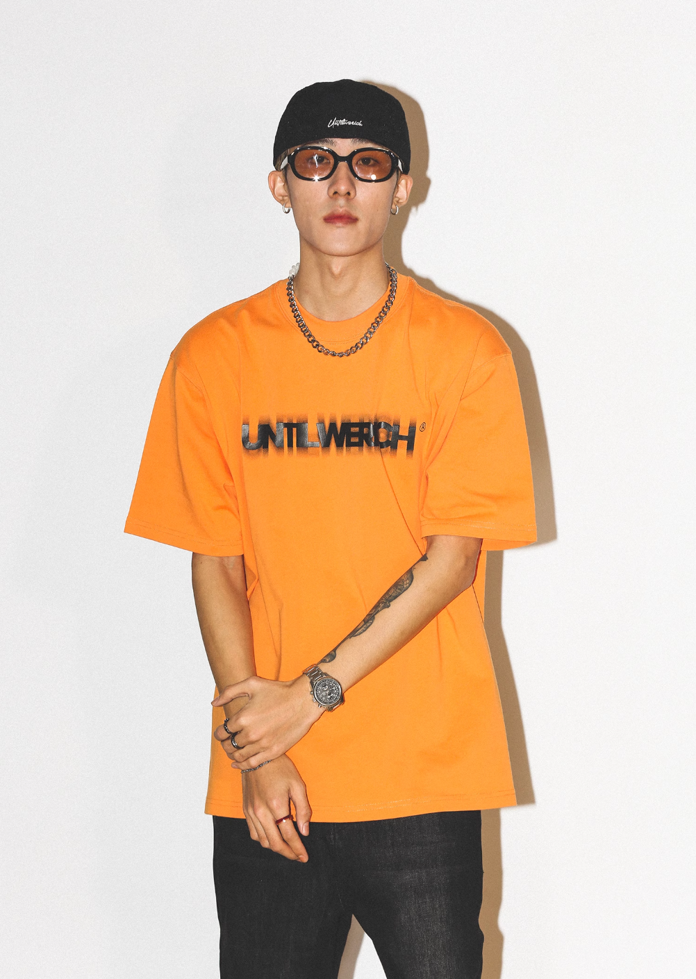 UNTILWERICH Ghost Logo Printed Tee | Face 3 Face