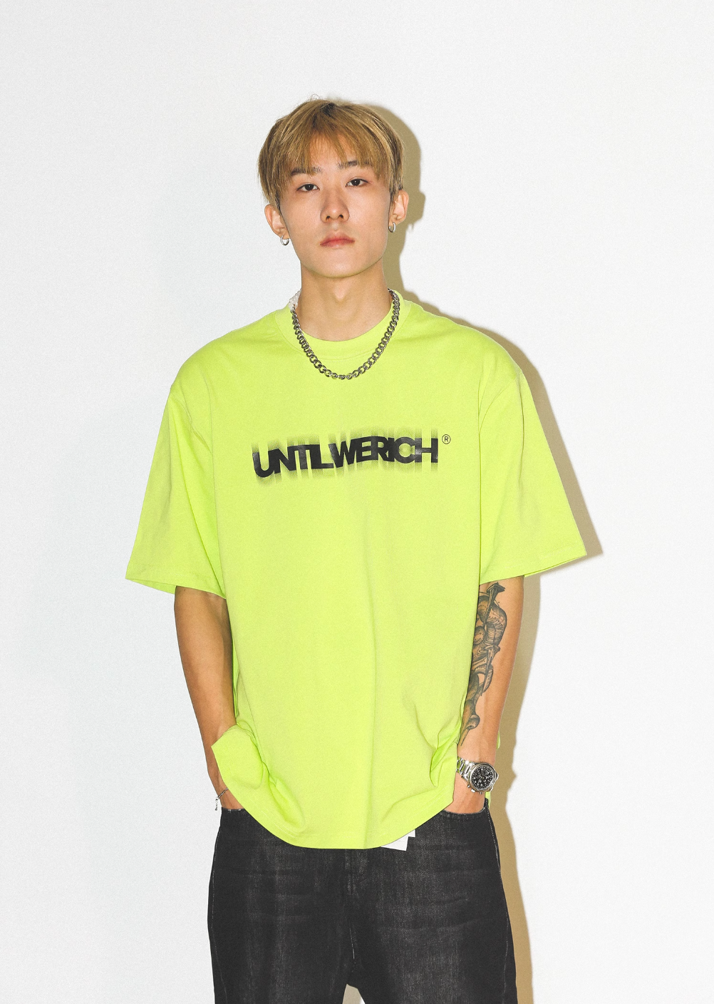 UNTILWERICH Ghost Logo Printed Tee | Face 3 Face