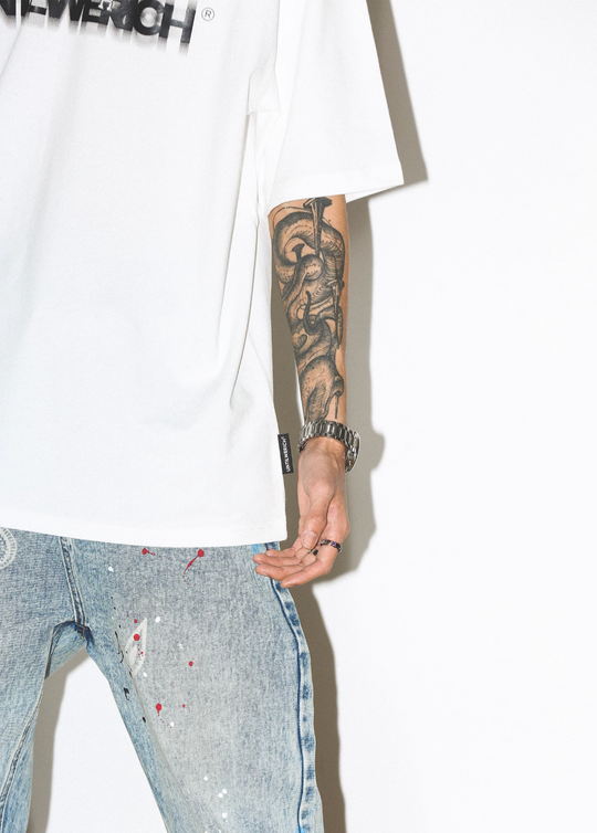 UNTILWERICH Ghost Logo Printed Tee | Face 3 Face