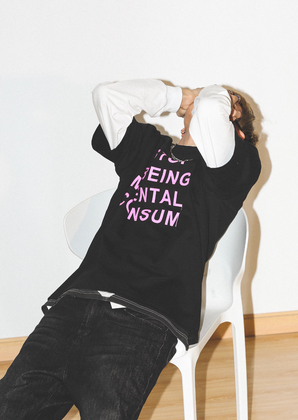 UNTILWERICH "STOP BEING MENTALLY CONSUMED" Print Tee | Face 3 Face