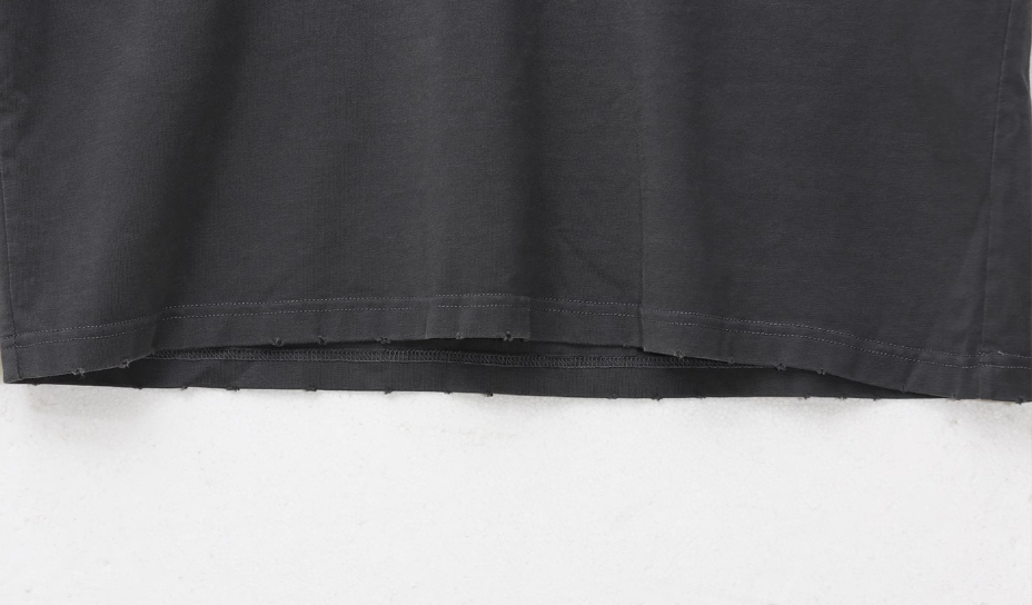 UNTILWERICH Washed Star Burst Print Mock Two-Piece Long Sleeve Tee | Face 3 Face