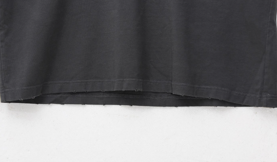 UNTILWERICH Washed Star Burst Print Mock Two-Piece Long Sleeve Tee | Face 3 Face