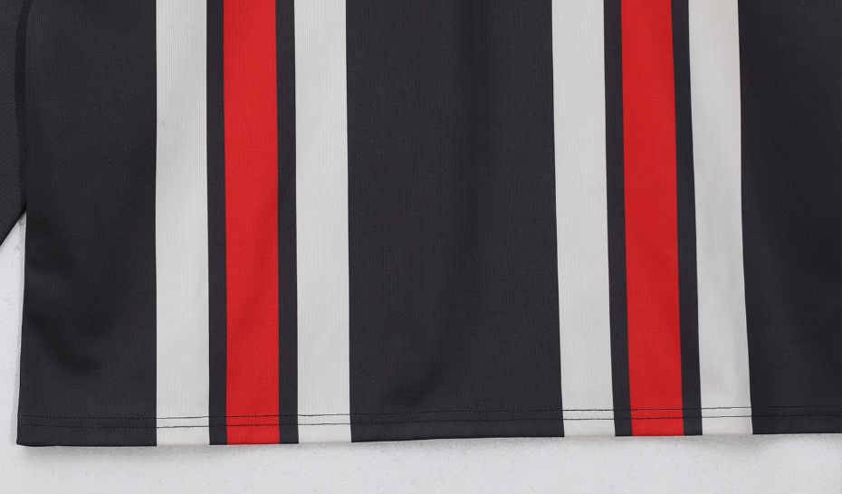 UNTILWERICH Contrast Stitch Long Sleeve Polo Jersey | Face 3 Face