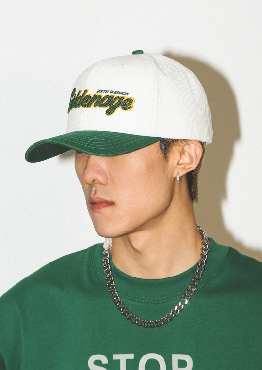 UNTILWERICH 3D Embroidered Corduroy Baseball Cap | Face 3 Face