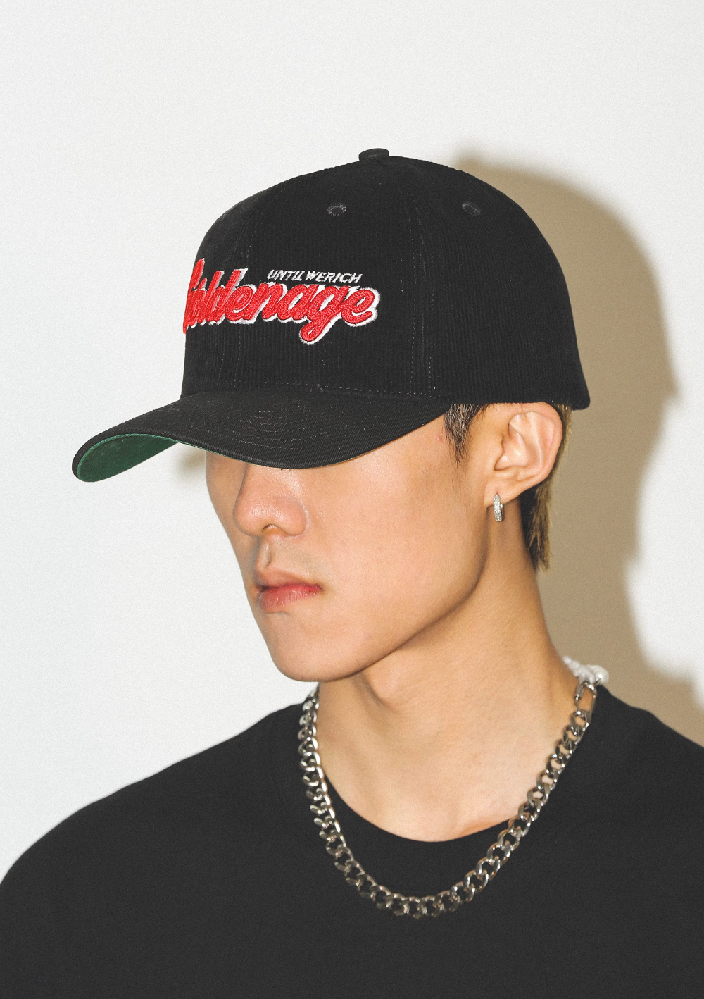 UNTILWERICH 3D Embroidered Corduroy Baseball Cap | Face 3 Face