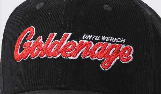 UNTILWERICH 3D Embroidered Corduroy Baseball Cap | Face 3 Face