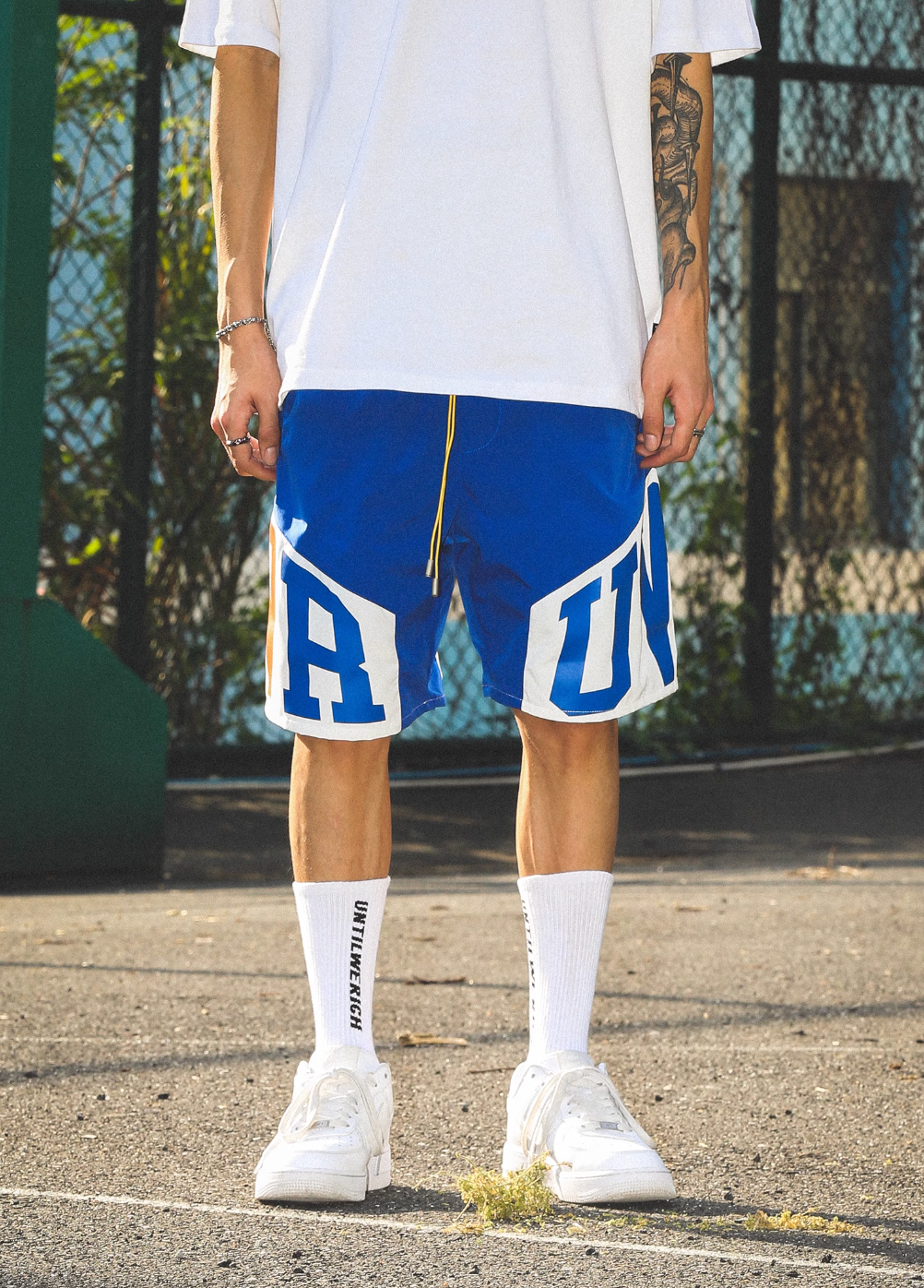 UNTILWERICH UWR Printed Basketball Shorts | Face 3 Face