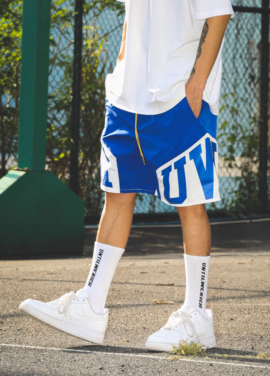 UNTILWERICH UWR Printed Basketball Shorts | Face 3 Face
