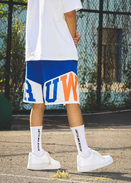 UNTILWERICH UWR Printed Basketball Shorts | Face 3 Face