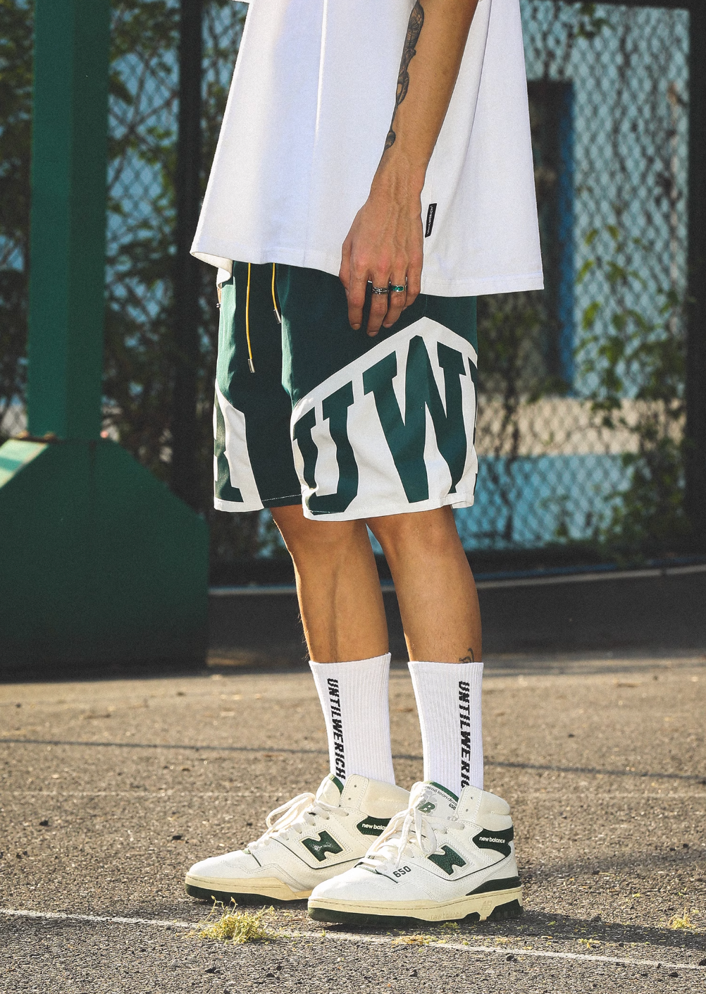 UNTILWERICH UWR Printed Basketball Shorts | Face 3 Face