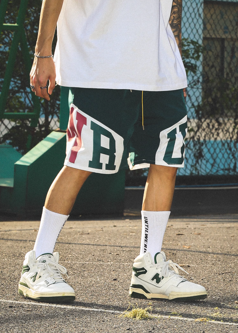 UNTILWERICH UWR Printed Basketball Shorts | Face 3 Face