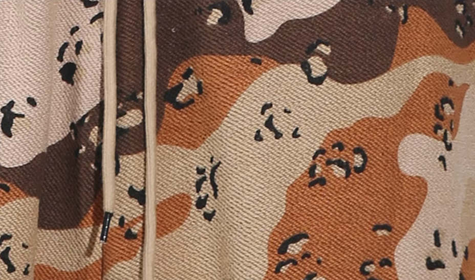 UNTILWERICH Terry Camouflage Drawstring Sweat Shorts | Face 3 Face