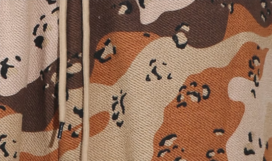 UNTILWERICH Terry Camouflage Drawstring Sweat Shorts | Face 3 Face