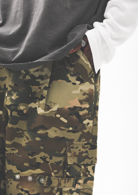 UNTILWERICH Military Camouflage Paratrooper Work Pants | Face 3 Face