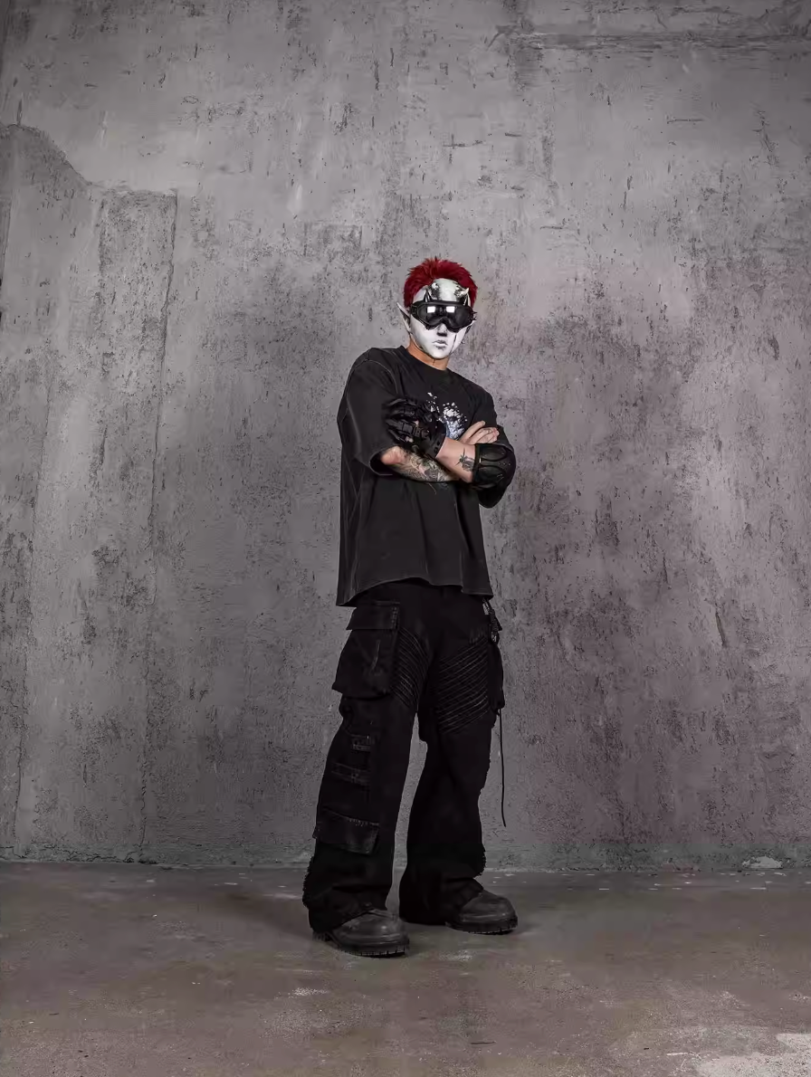 UNDERWATER Vintage Washed Destroyed Print Tee | Face 3 Face