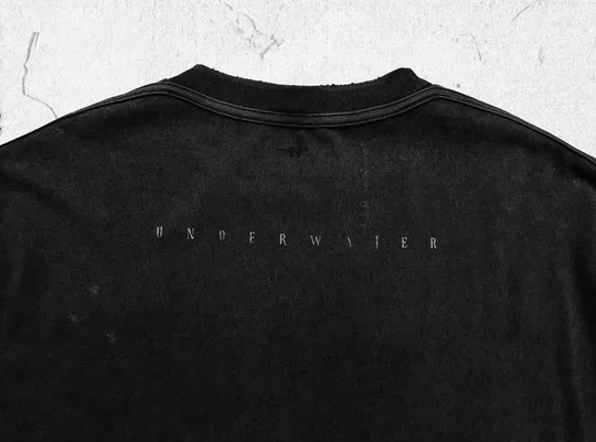 UNDERWATER Vintage Washed Destroyed Print Tee | Face 3 Face