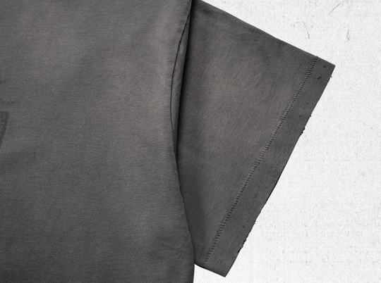 UNDERWATER Dirty Dye Destroyed Dusty Gray Vintage Print Tee | Face 3 Face