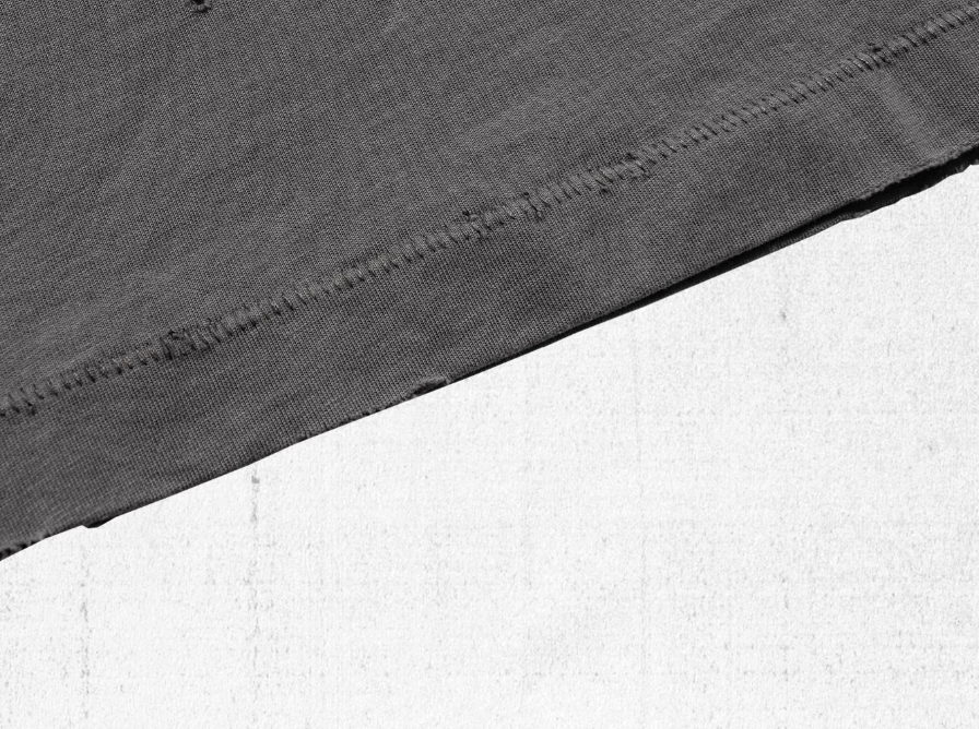 UNDERWATER Dirty Dye Destroyed Dusty Gray Vintage Print Tee | Face 3 Face