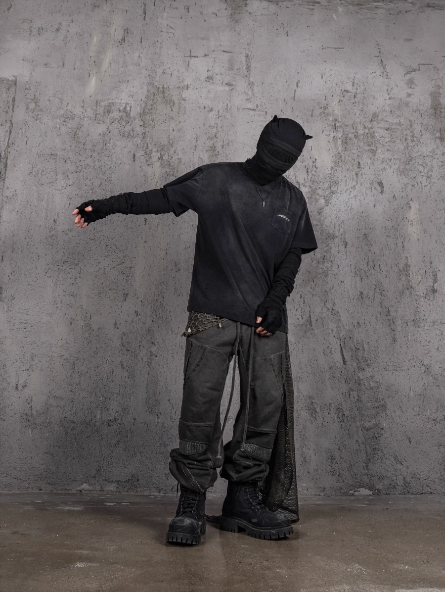 UNDERWATER Aged Wash Damage Vintage Pocket Tee | Face 3 Face