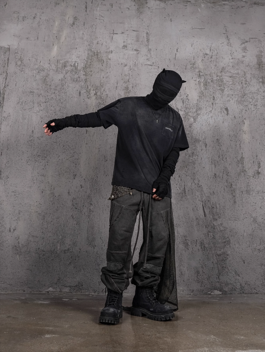 UNDERWATER Aged Wash Damage Vintage Pocket Tee | Face 3 Face