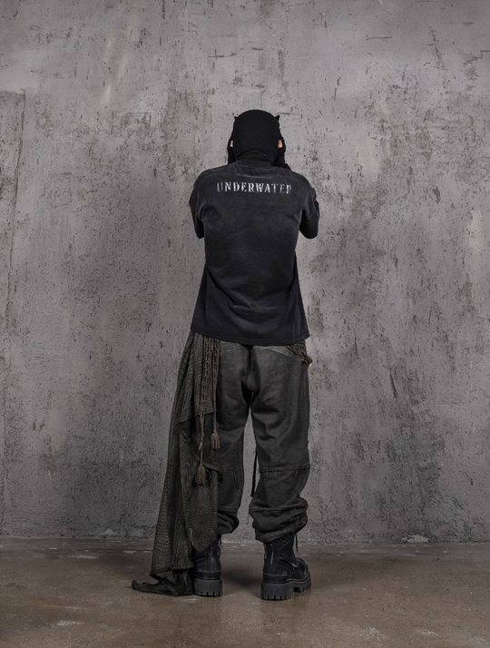 UNDERWATER Aged Wash Damage Vintage Pocket Tee | Face 3 Face