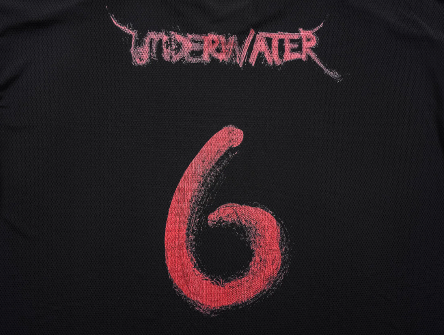 UNDERWATER Printed Patchwork Mesh Sports Long Sleeve Jersey Tee | Face 3 Face