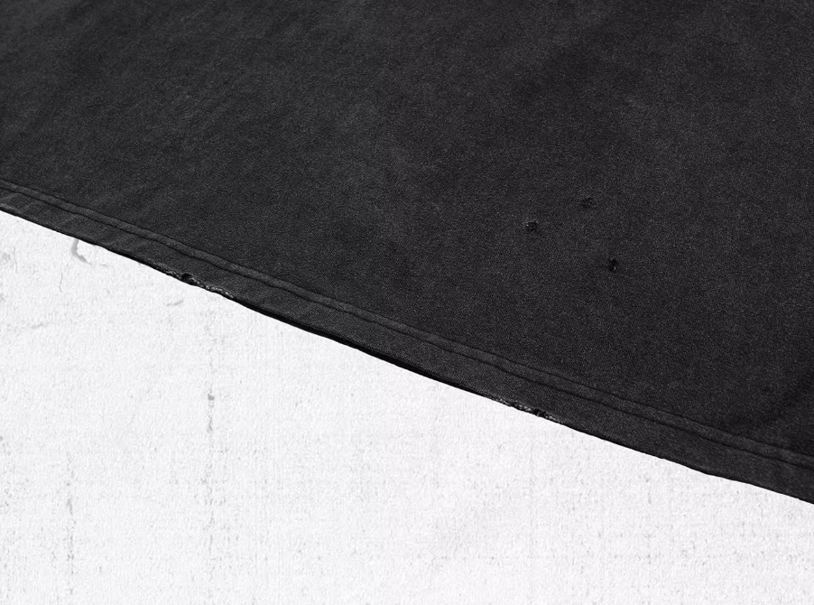 UNDERWATER Washed Deconstruction Patchwork Print Long Sleeve Tee | Face 3 Face