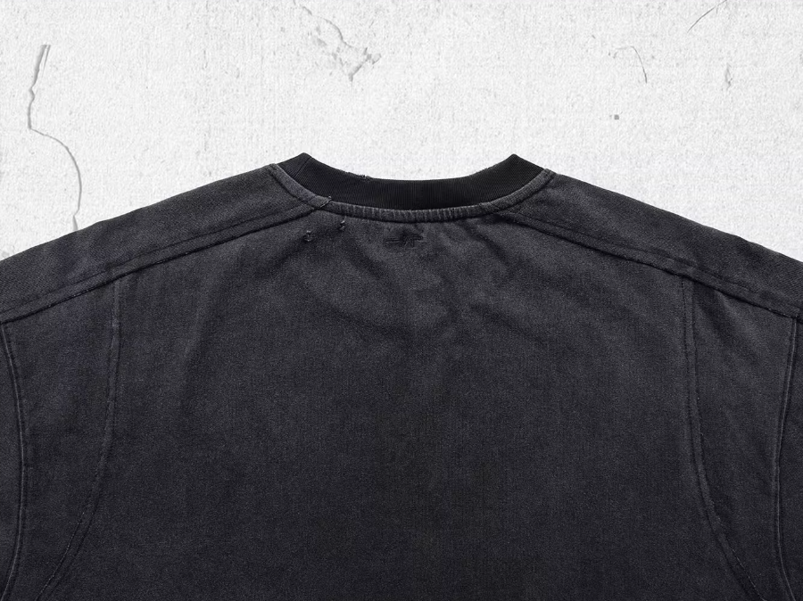 UNDERWATER Washed Deconstruction Patchwork Print Long Sleeve Tee | Face 3 Face