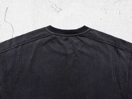 UNDERWATER Washed Deconstruction Patchwork Print Long Sleeve Tee | Face 3 Face