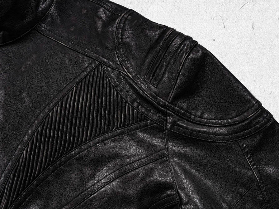 UNDERWATER Distressed Motorcycle Leather Jacket | Face 3 Face