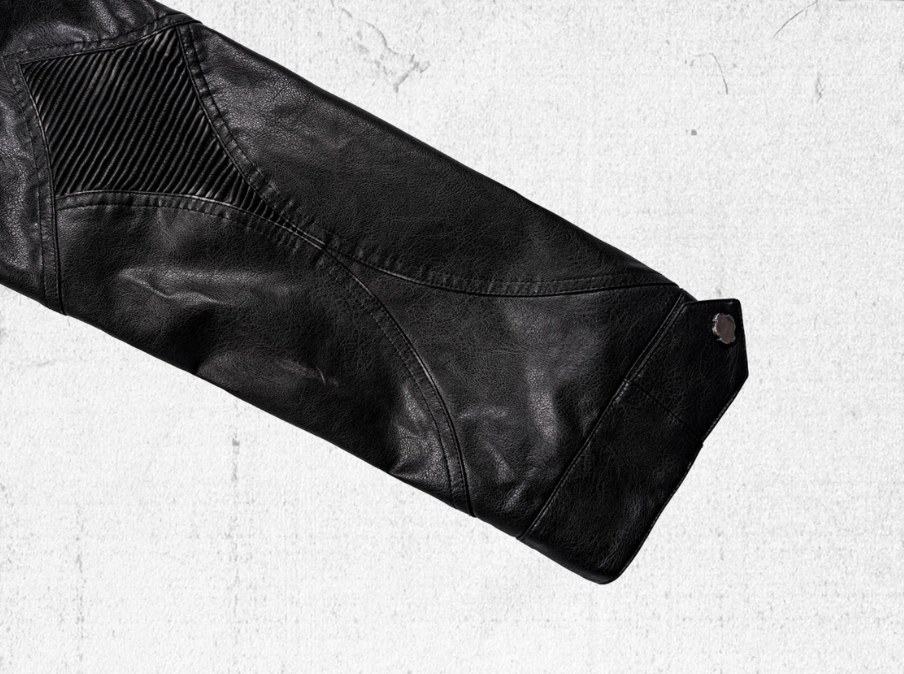 UNDERWATER Distressed Motorcycle Leather Jacket | Face 3 Face