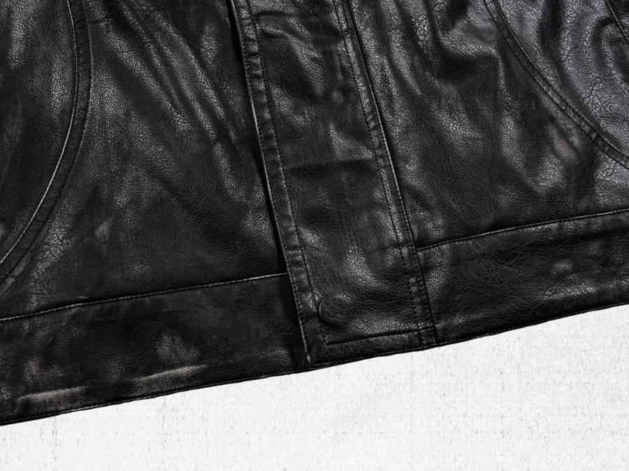 UNDERWATER Distressed Motorcycle Leather Jacket | Face 3 Face