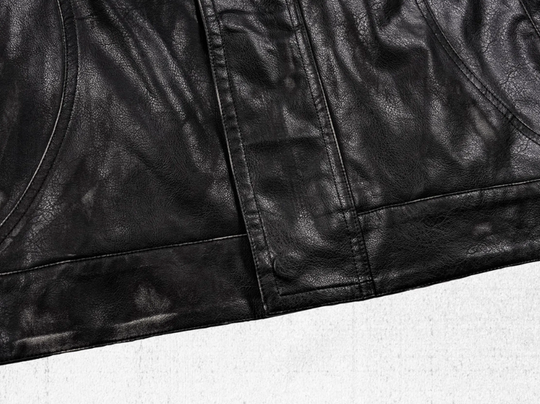 UNDERWATER Distressed Motorcycle Leather Jacket | Face 3 Face