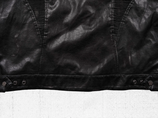UNDERWATER Distressed Motorcycle Leather Jacket | Face 3 Face