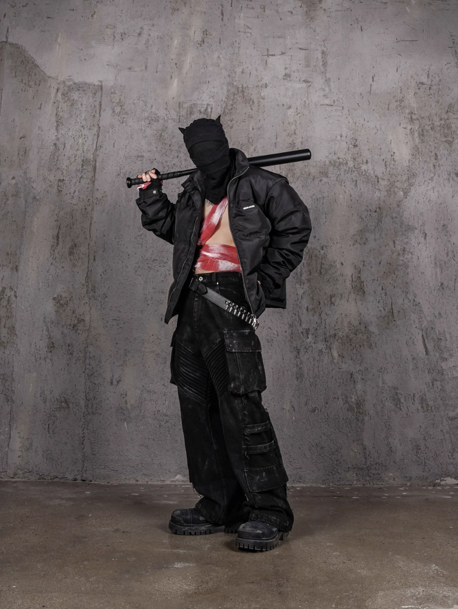 UNDERWATER STAFF Embroidered Down Jacket | Face 3 Face