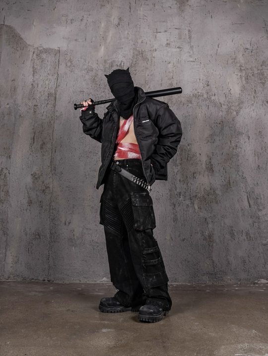 UNDERWATER STAFF Embroidered Down Jacket | Face 3 Face