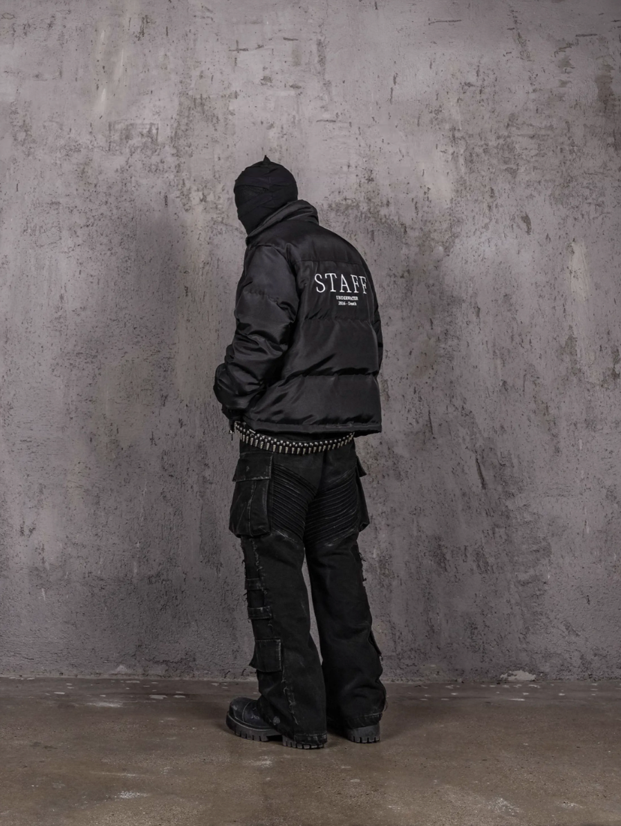 UNDERWATER STAFF Embroidered Down Jacket | Face 3 Face