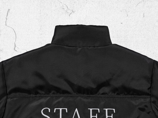 UNDERWATER STAFF Embroidered Down Jacket | Face 3 Face